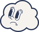sad cloud icon
