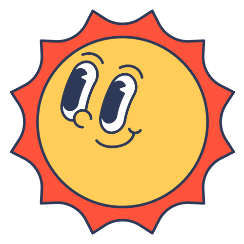 sunshine-colored-sticker