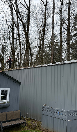 roof-cleaning-service-on top